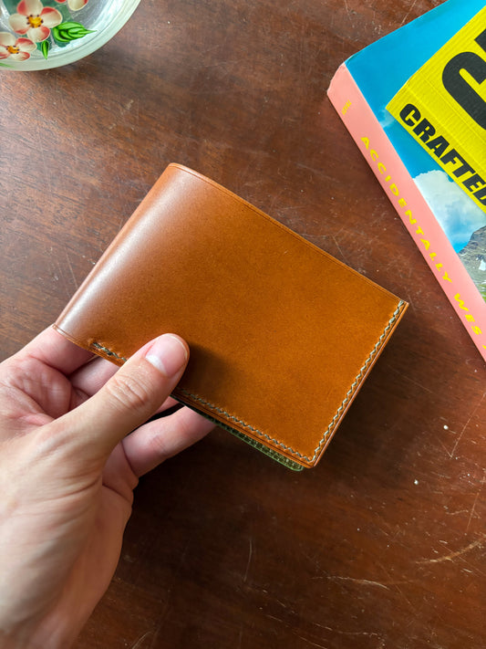 Walnut and Olive Billfold