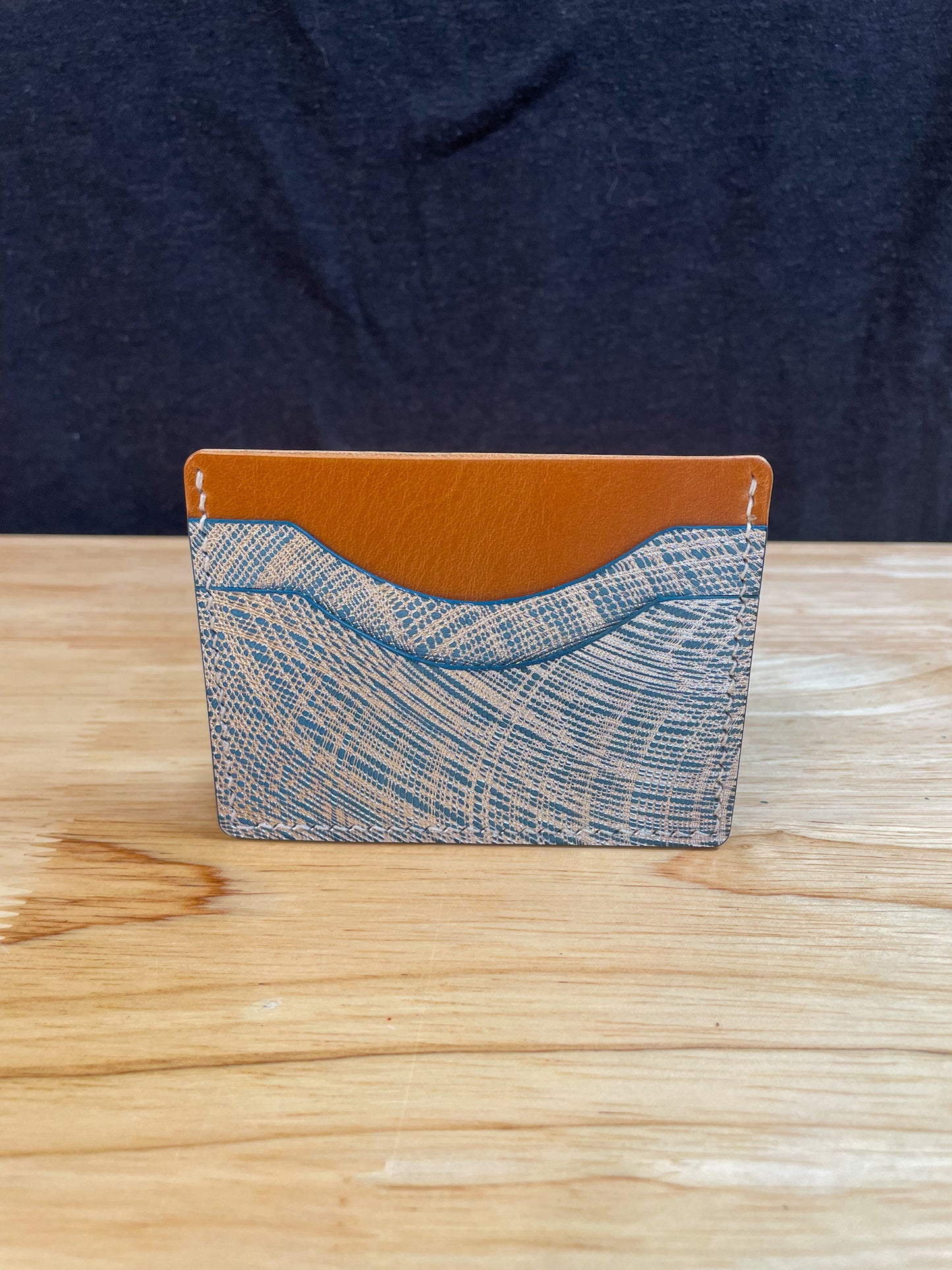 Silver and Whiskey Cardholder
