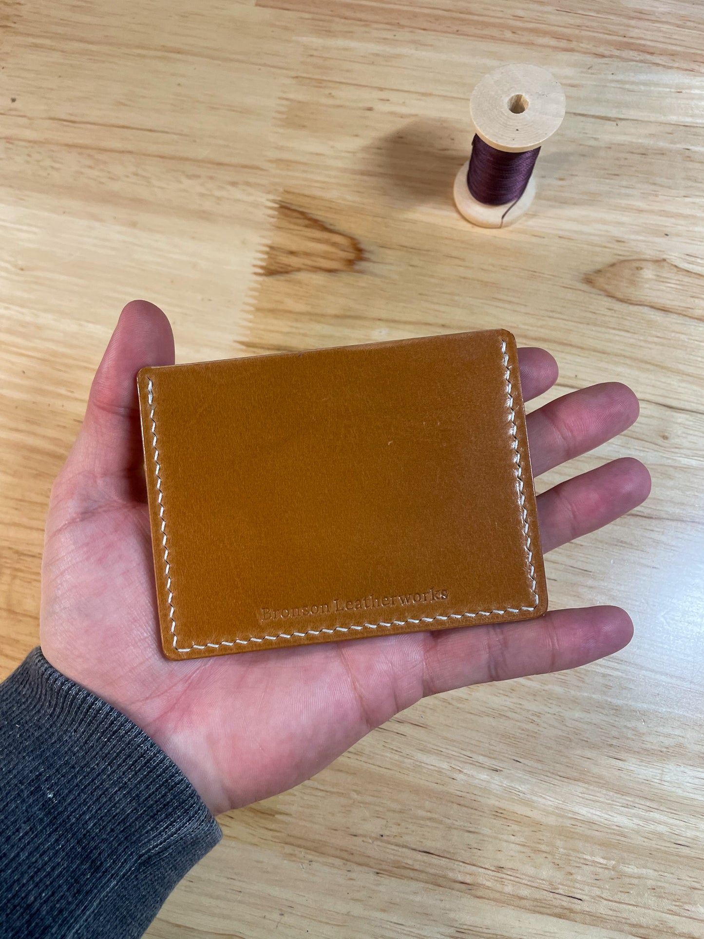 Silver and Whiskey Cardholder
