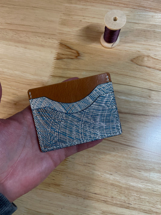 Silver and Whiskey Cardholder